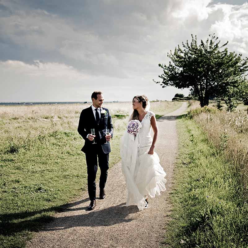 Skarp bryllupsfotograf i Horsens gennem de seneste ti år